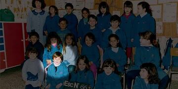 Messi en sus épocas de estudiante en Rosario