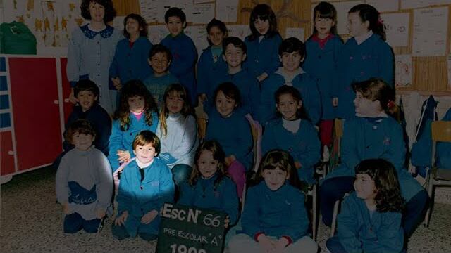 Messi en sus épocas de estudiante en Rosario
