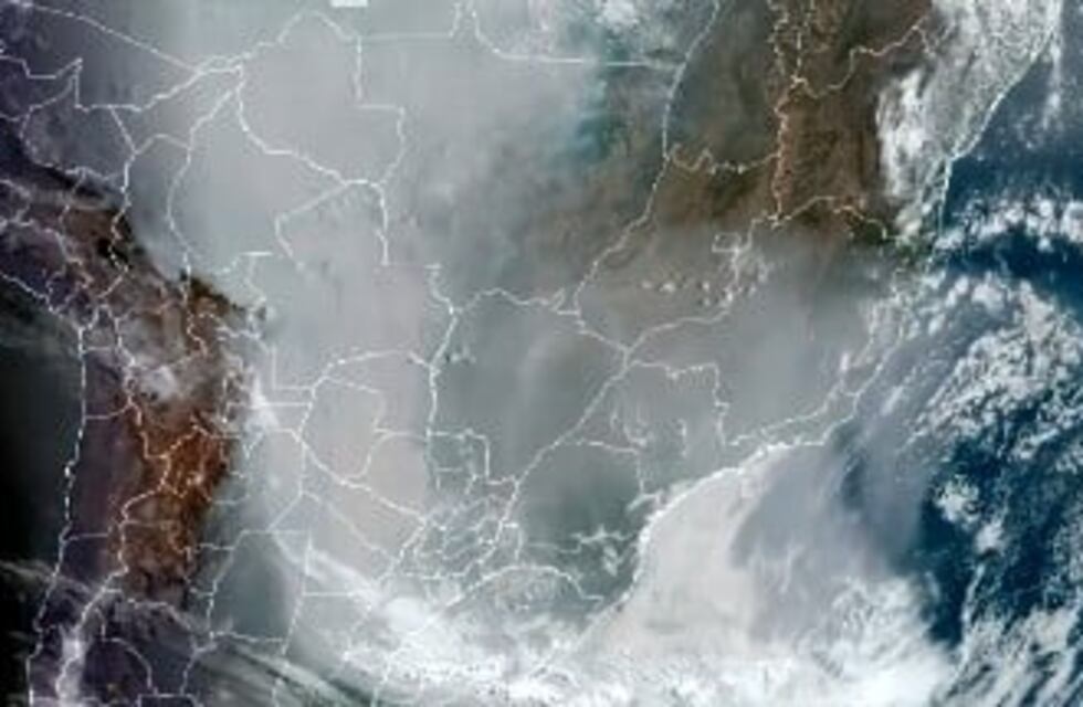 Misiones bajo humo por los incendios en Brasil, Paraguay y Bolivia