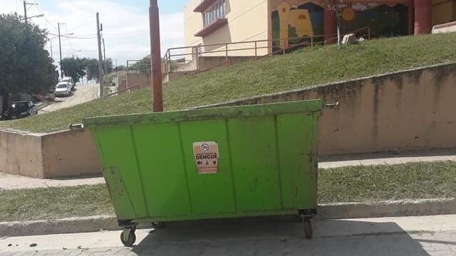 Contenedor en uno de los puntos de "descacharreo" en Villa Carlos Paz. (Foto: Municipalidad VCP).