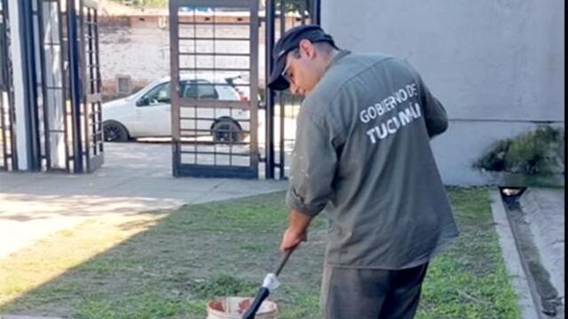 Trabajos de pinturas en distintos establecimientos públicos de la provincia son parte de la obra de mejora edilicia del Ente.
