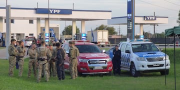 Operativo de seguridad en Gualeguaychú. Foto: Rodolfo Julio Velázquez.