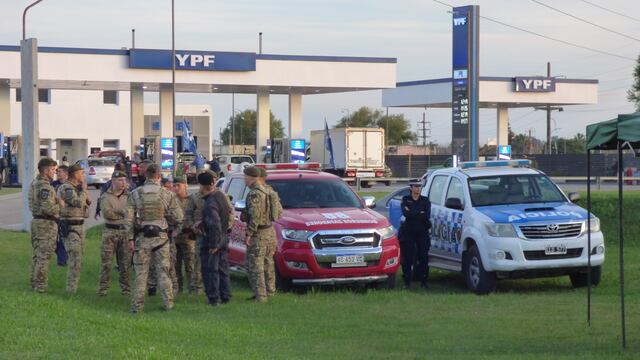 Operativo de seguridad en Gualeguaychú. Foto: Rodolfo Julio Velázquez.
