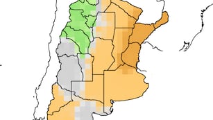El informe con los detalles del clima en Córdoba para noviembre, diciembre y enero.