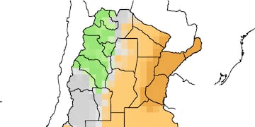 El informe con los detalles del clima en Córdoba para noviembre, diciembre y enero.