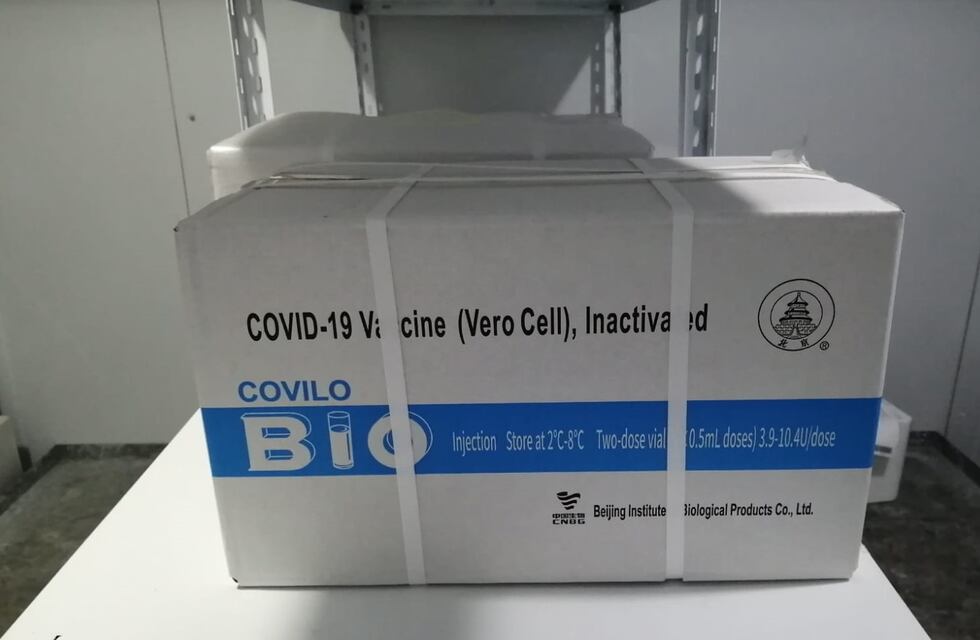 Coronavirus: llegaron 12 mil dosis de Sinopharm a San Luis