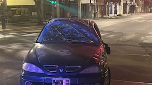 El rodado que terminó con severos daños.