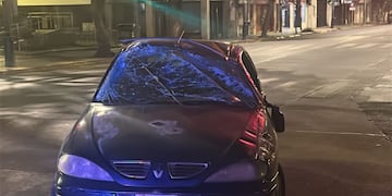 El rodado que terminó con severos daños.