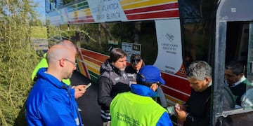 Controles de la CNRT en Punta Alta