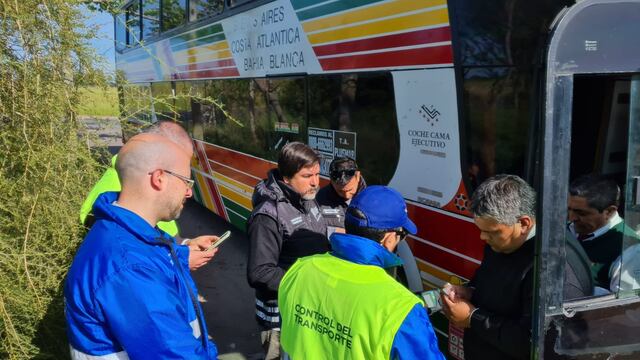Controles de la CNRT en Punta Alta