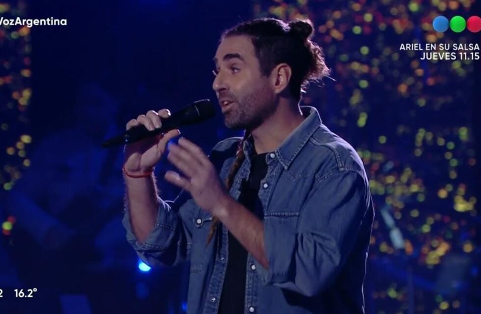 Lucho Aberastain compitió en las batallas de La Voz Argentina