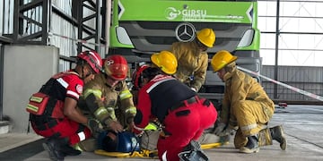 En noviembre pasado se realizó un simulacro de siniestro en instalaciones de GIRSU en Perico. Ahora se prepara otro ejercicio similar en el Centro Ambiental Jujuy.