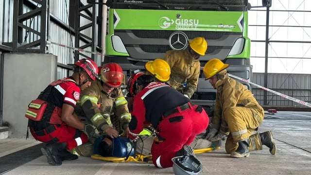 En noviembre pasado se realizó un simulacro de siniestro en instalaciones de GIRSU en Perico. Ahora se prepara otro ejercicio similar en el Centro Ambiental Jujuy.