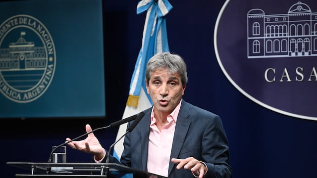 El ministro de Economía, Luis Caputo, celebró el 11% de inflación (Gentileza Clarín)