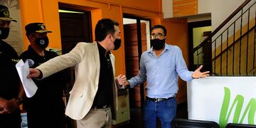 El ministro de Seguridad le pidió al intendente de Merlo que ayude en la prevención de los delitos.