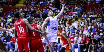 El capitán Facundo Campazzo, pieza clave de la Selección que busca su clasificación al Mundial 2023 (Fiba).