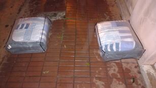 Robaron acolchados de una camioneta