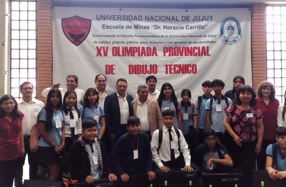 Decenas de alumnos compiten en la Olimpiada de Dibujo Técnico, en Jujuy