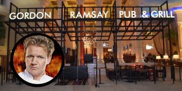 El restaurante del famoso chef Gordon Ramsay en Atlantic City.