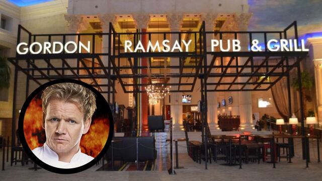 El restaurante del famoso chef Gordon Ramsay en Atlantic City.