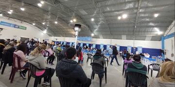 El Vacunatorio Municipal Nº2,  donde hubo un principio de incendio.