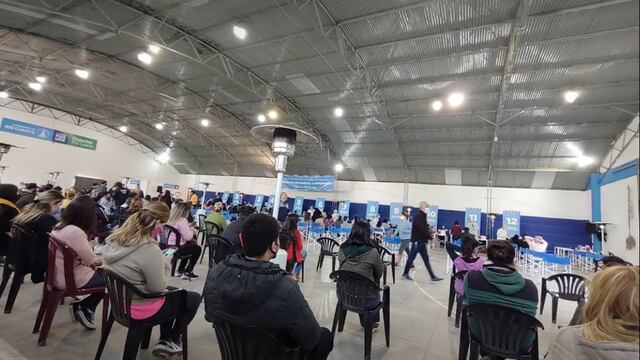 El Vacunatorio Municipal Nº2, donde hubo un principio de incendio.