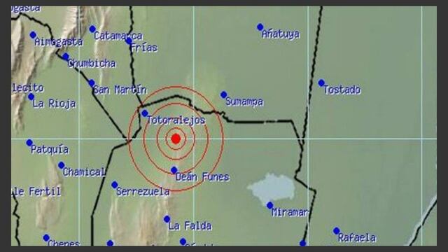 Sismo en Punilla