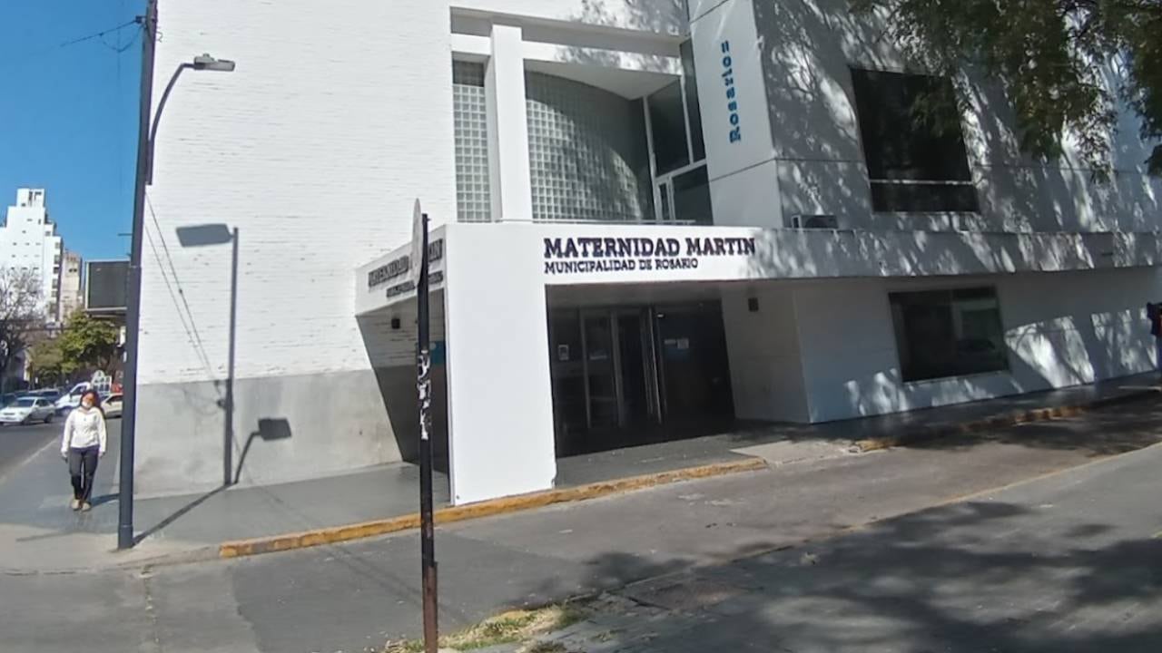 La Maternidad Martin funciona en el centro de Rosario.