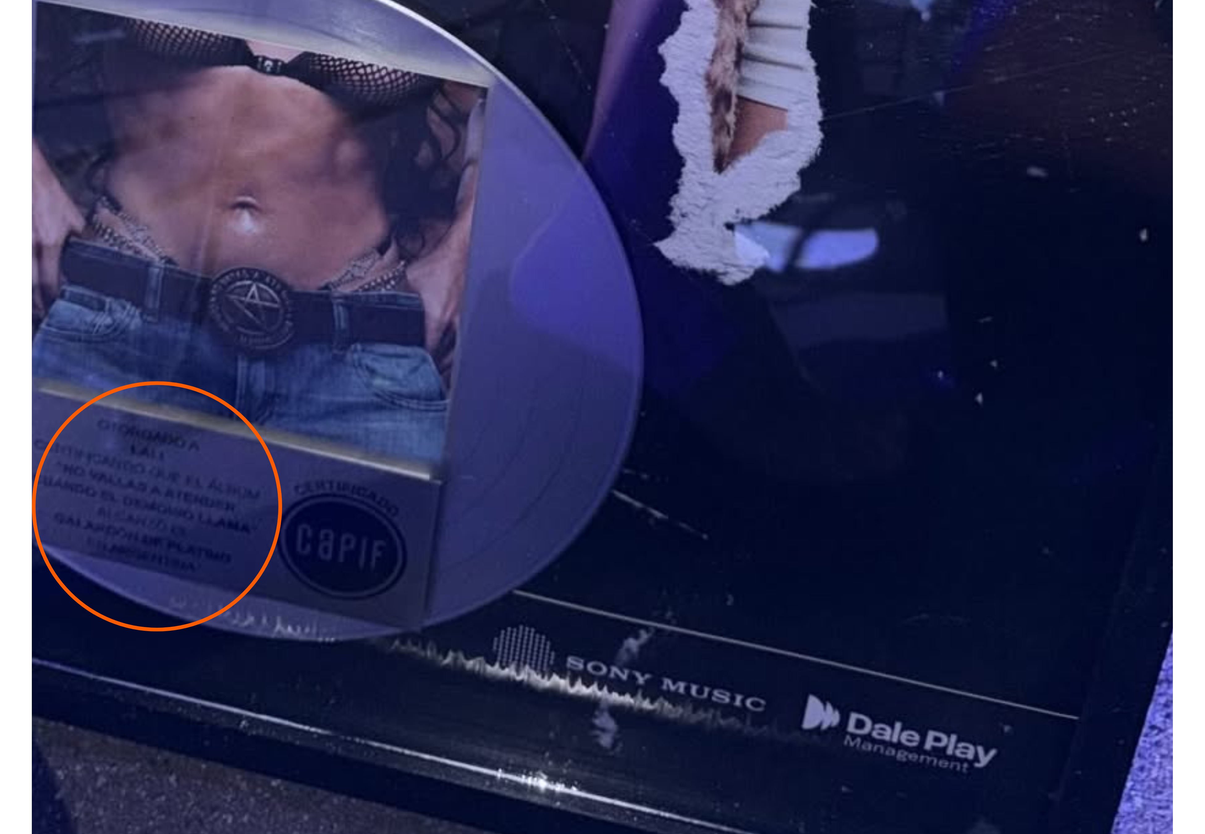 El detalle que no pasó desapercibido.