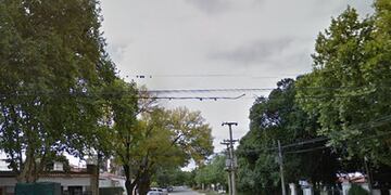 Banda Norte. Quirico Porreca y Jujuy, donde encontrar al hombre sin vida con una herida en el pecho (Captura de Google Street View).