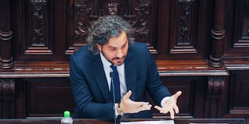 Santiago Cafiero, Jefe de Ministros de la nación en el Senado Argentina (Foto: Federico Lopez Claro)