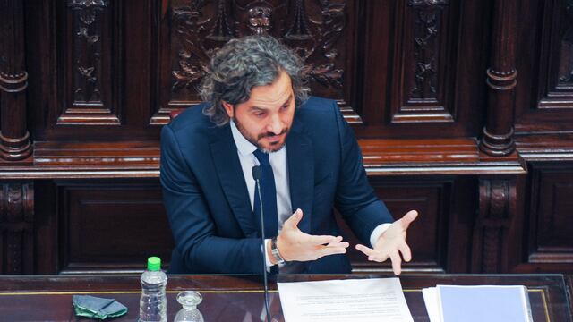 Santiago Cafiero, Jefe de Ministros de la nación en el Senado Argentina (Foto: Federico Lopez Claro)