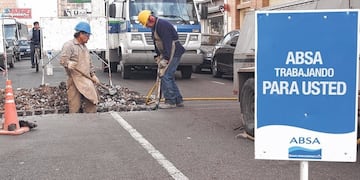 Cuadrillas de ABSA realizaron trabajos en Bahía Blanca