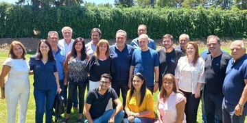 Rodríguez Larreta y dirigentes del Pro en Córdoba. (Prensa Pro)