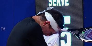 La emoción de Del Potro en el Argentina Open.