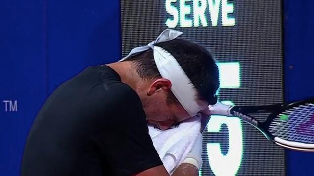 La emoción de Del Potro en el Argentina Open.