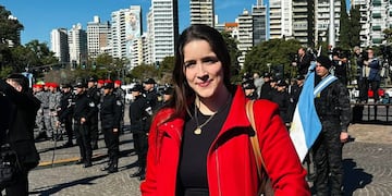 La legisladora participó del acto por el aniversario de la creación de la Policía de Santa Fe.