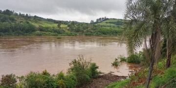 Continúa la preocupación en El Soberbio pese al descenso del río Uruguay.