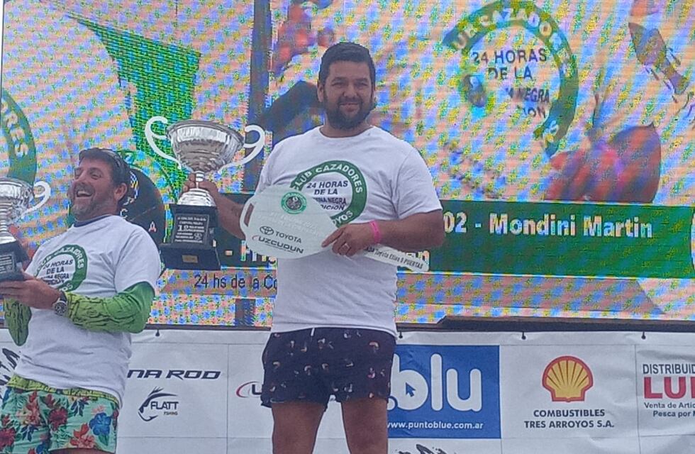 24 Horas de la Corvina Negra 2023: Alejandro Romay de Tandil ganador a la Pieza de Mayor Peso