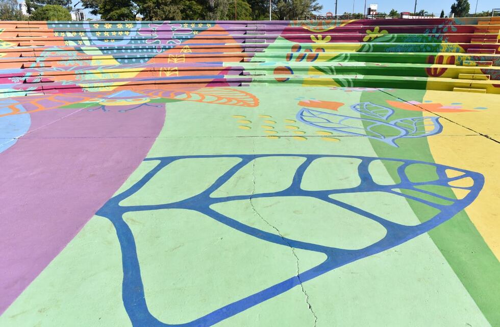 Innovadora intervención de arte urbano en un espacio significativo de Concordia