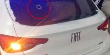 El Fiat Argo en el que viajaban Blas Correas y sus amigos. (La Voz / Archivo)