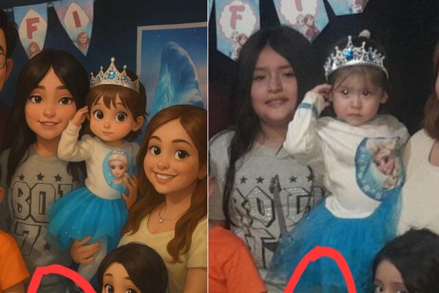Le pidió a ChatGPT que le hiciera una foto familiar al estilo Studio Ghibli y la inteligencia artificial encontró un fantasma.