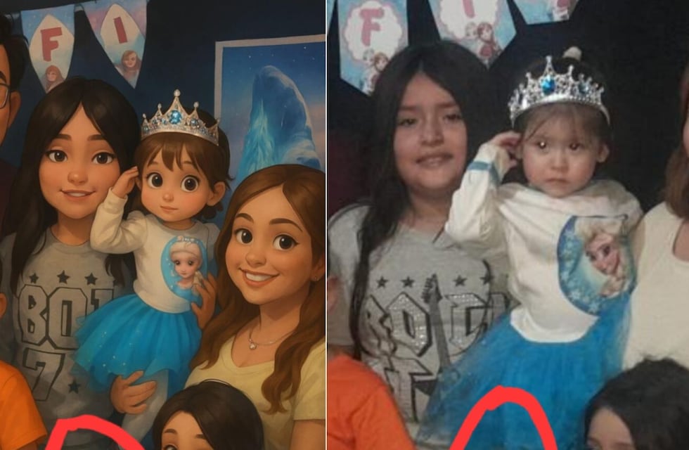 Le pidió a ChatGPT que le hiciera una foto familiar al estilo Studio Ghibli y la inteligencia artificial encontró un fantasma