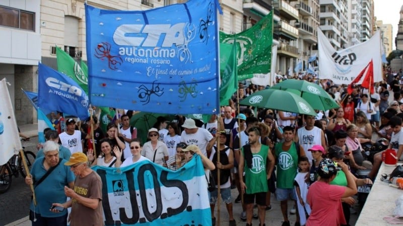 Marcha de la CGT y paro nacional de ATE a nivel nacional.