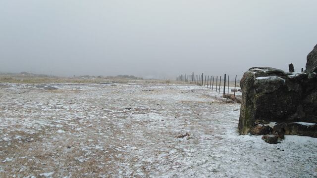 Llegó la primavera y nieva en Los Gigantes