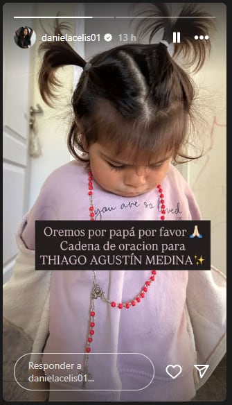 El mensaje de las hijas de Thiago Medina tras el accidente