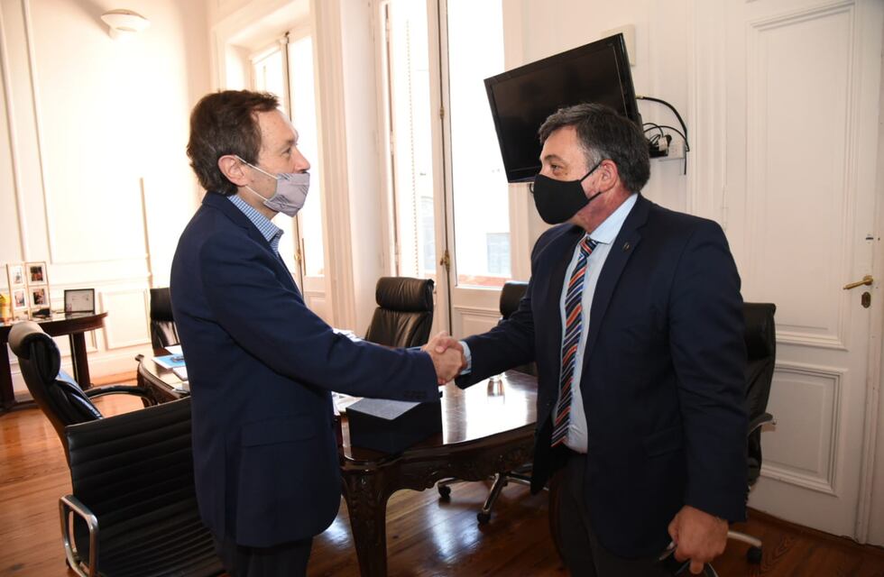 El intendente de Concepción del Uruguay Oliva se reunió en Buenos Aires con Gustavo Béliz