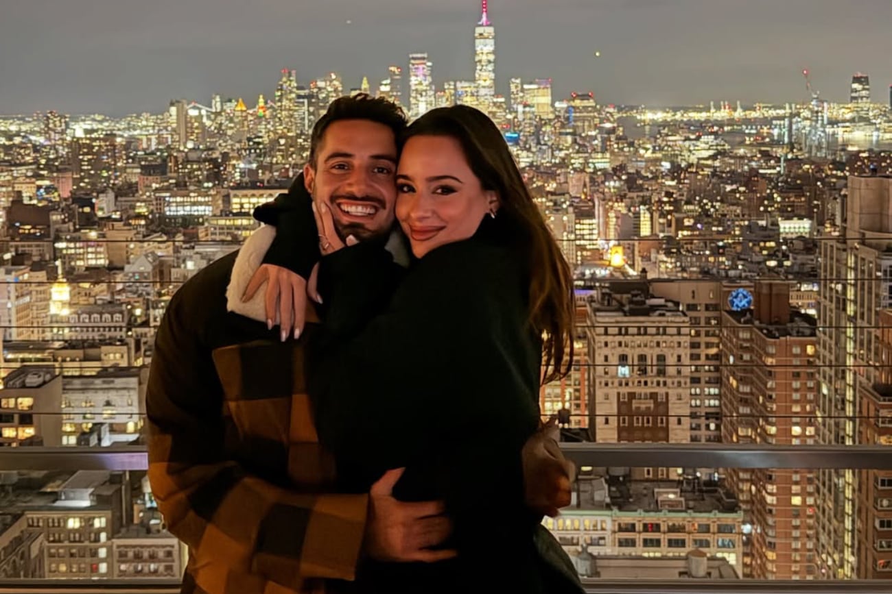 Flor Jazmín Peña y Nico Occhiato, juntos. (Foto: Instagram)