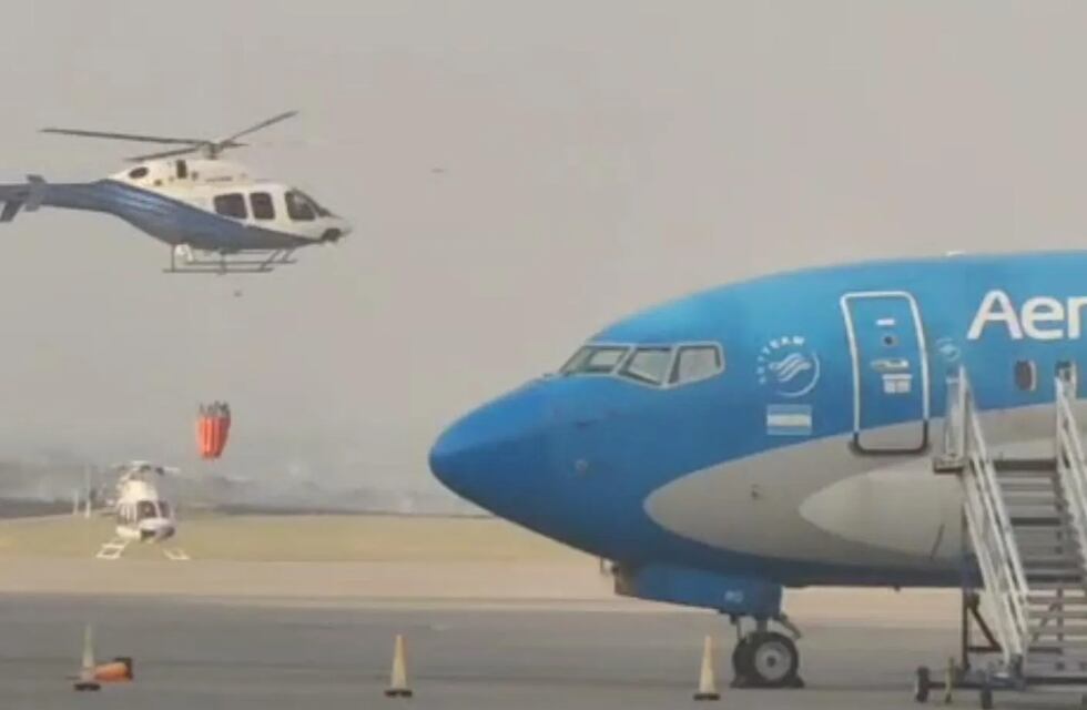 Incendio de pastizales obligó a suspender vuelos en Tucumán