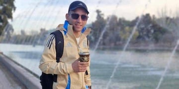 Agustín Nahuel Gallo, el gendarme detenido en Venezuela por el régimen de Maduro. (TN)